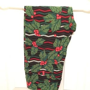 Holiday leggings Holly Mistletoe - 2017
